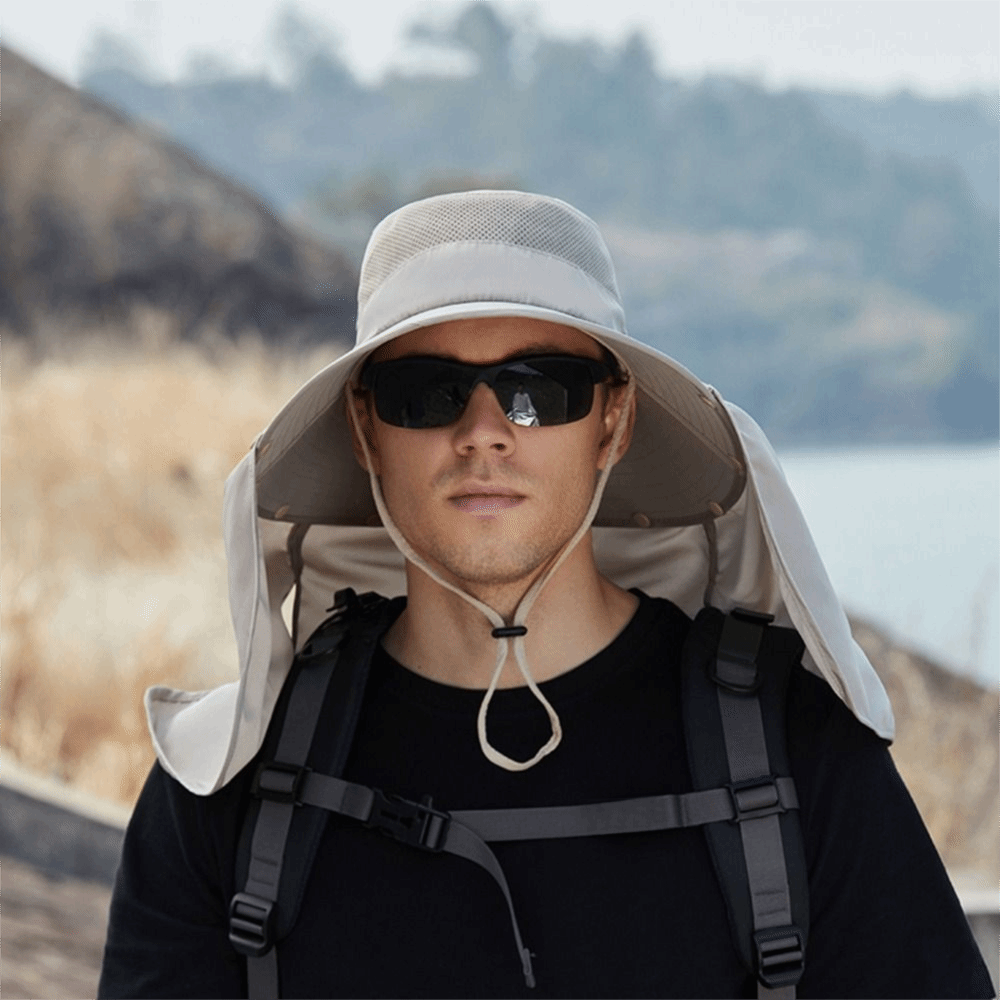 Bucket Hat Cotton - Fashion Cloth Men Sun Hat Big