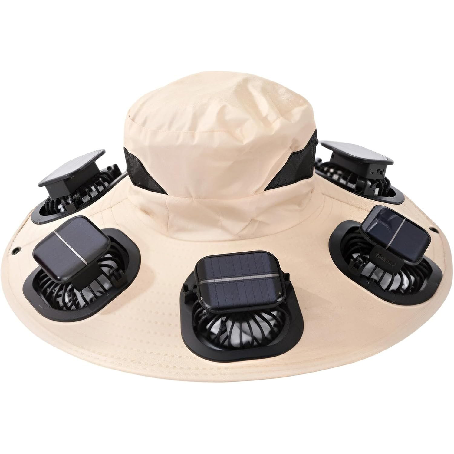 2026 Hot Summer 6 Fans Visor C - Sun Hat Wide Brim recension och pris