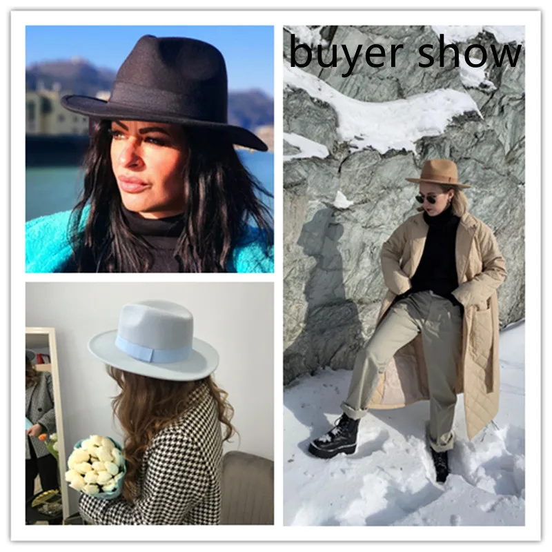 Fedora Hat Women Winter Hats f - Fedora Hat Wool recension och pris