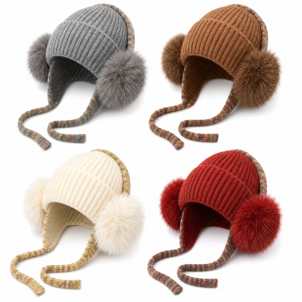 Daily Knit Ear Flap Beanie Fle - Beanie Cuffed Knit recension och pris