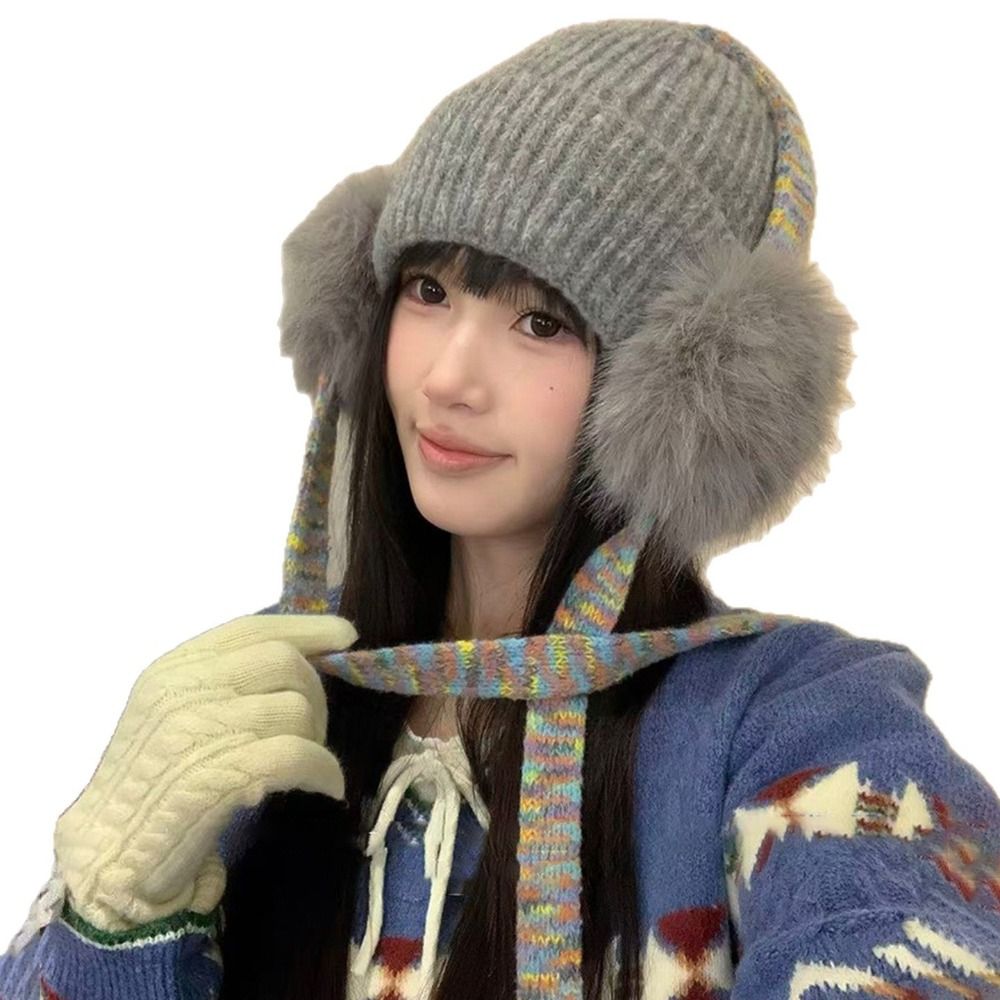 Daily Knit Ear Flap Beanie Fle - Beanie Cuffed Knit recension och pris