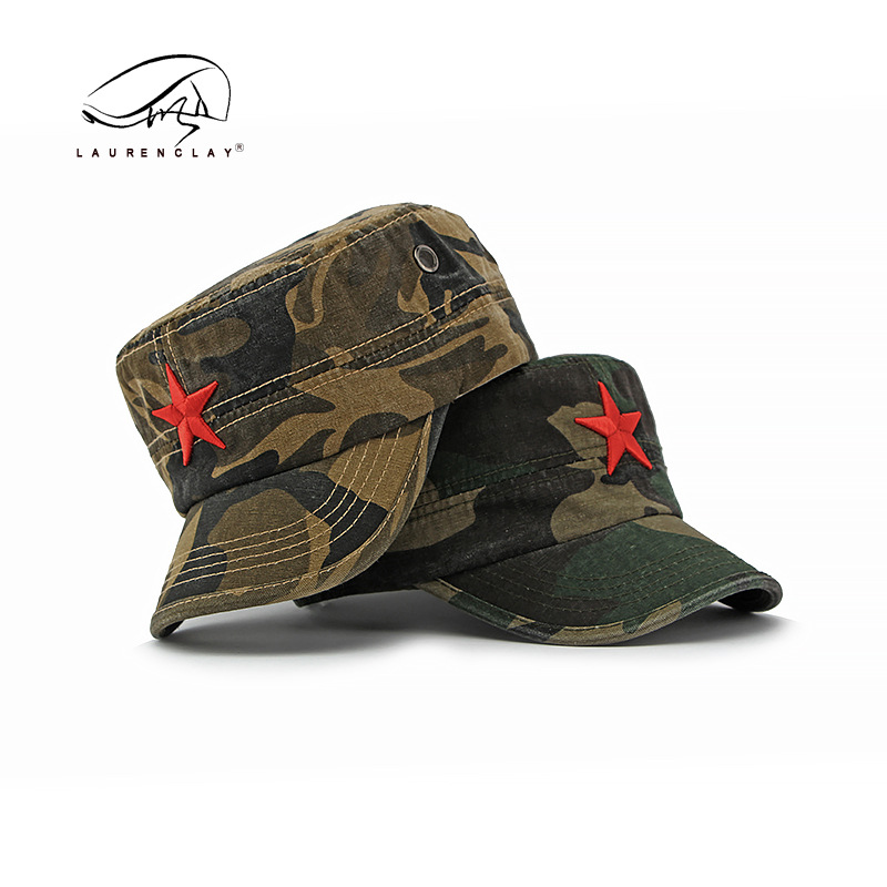 Men's Camouflage Flat Top Base - Dad Hat Cotton recension och pris