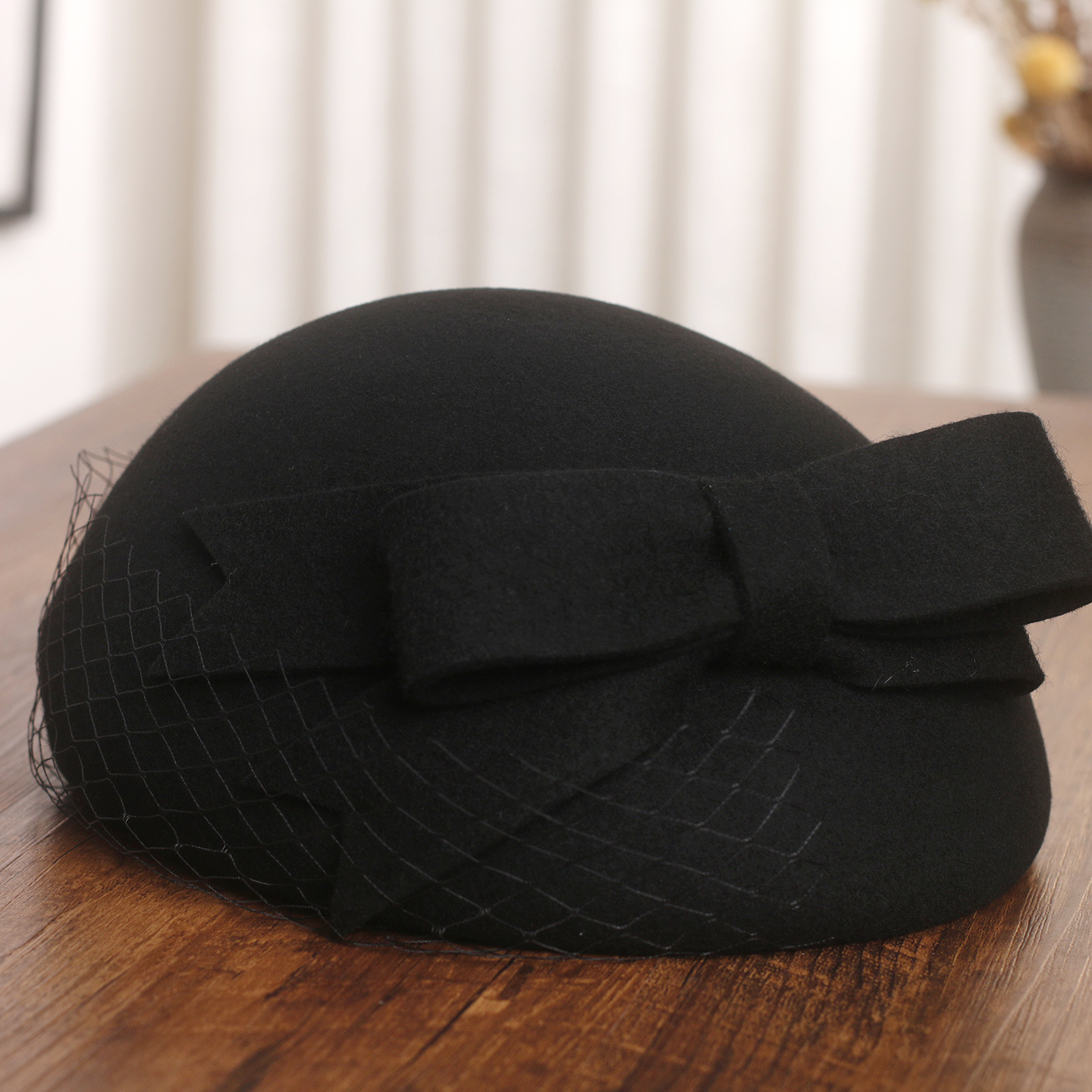 French Elegant Mesh-Bow Wool B - Beret French Wool recension och pris
