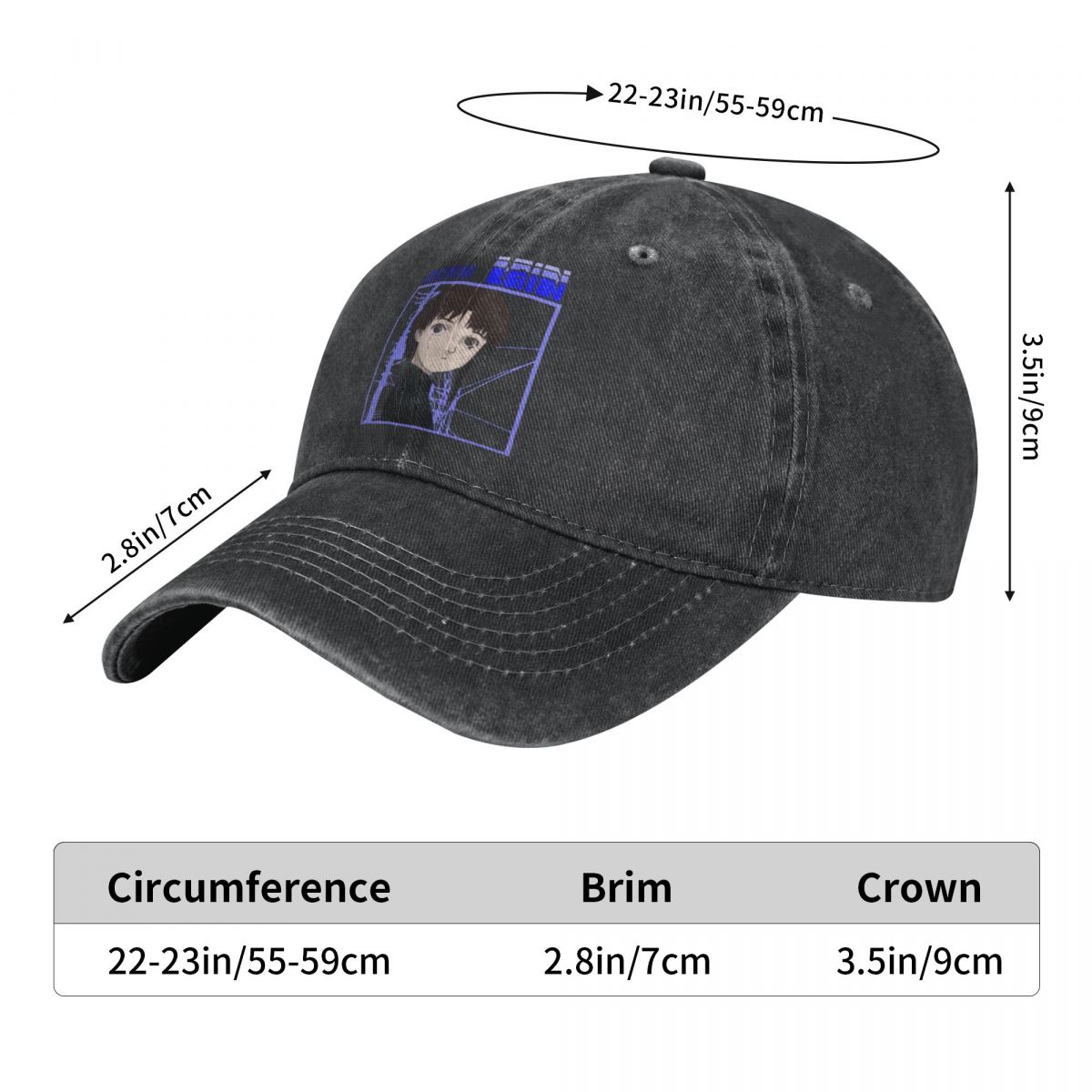 Washed Men's Baseball Cap Blue - Golf Cap Dad recension och pris