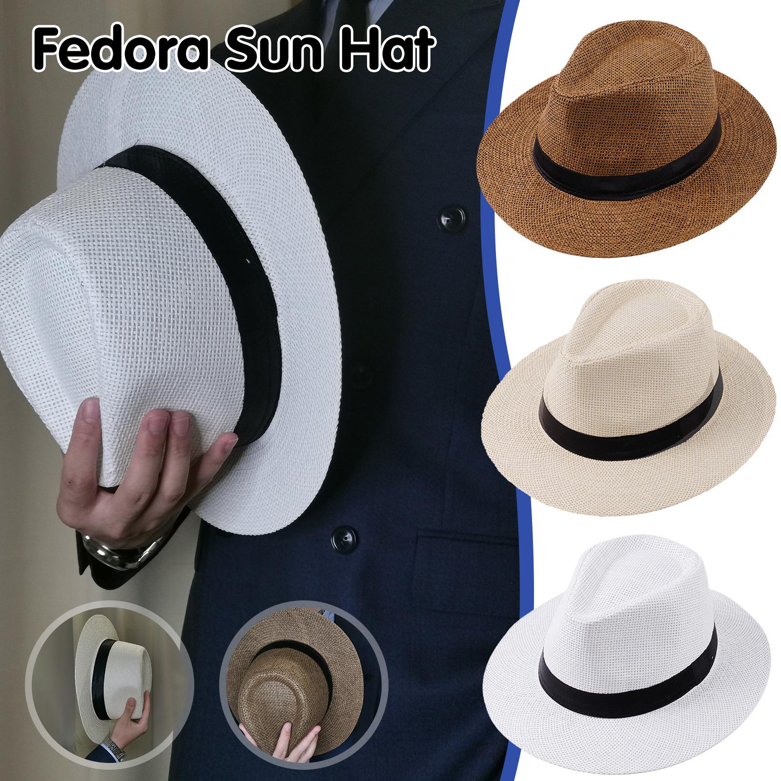 Men Summer Panama Straw Hat Na - Cowboy Hat Straw recension och pris
