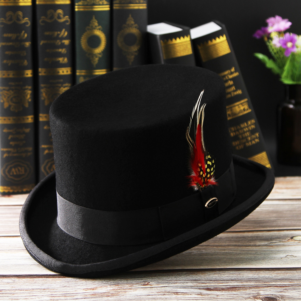 New Men Hat 100% Wool Fedora H - Fedora Hat Wool recension och pris