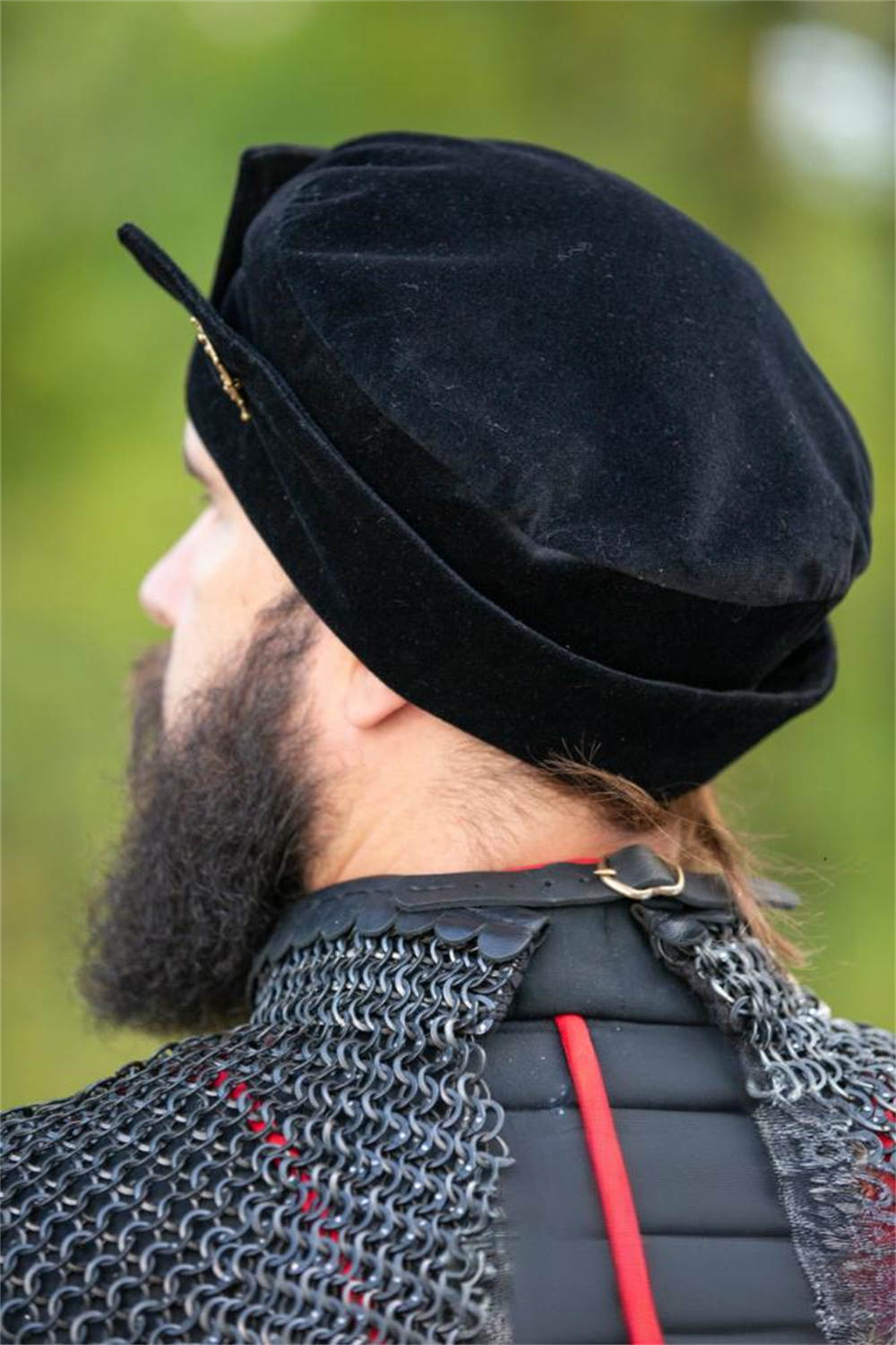 Medieval Tudor Flat Cap Velvet - Snapback Hat Flat recension och pris
