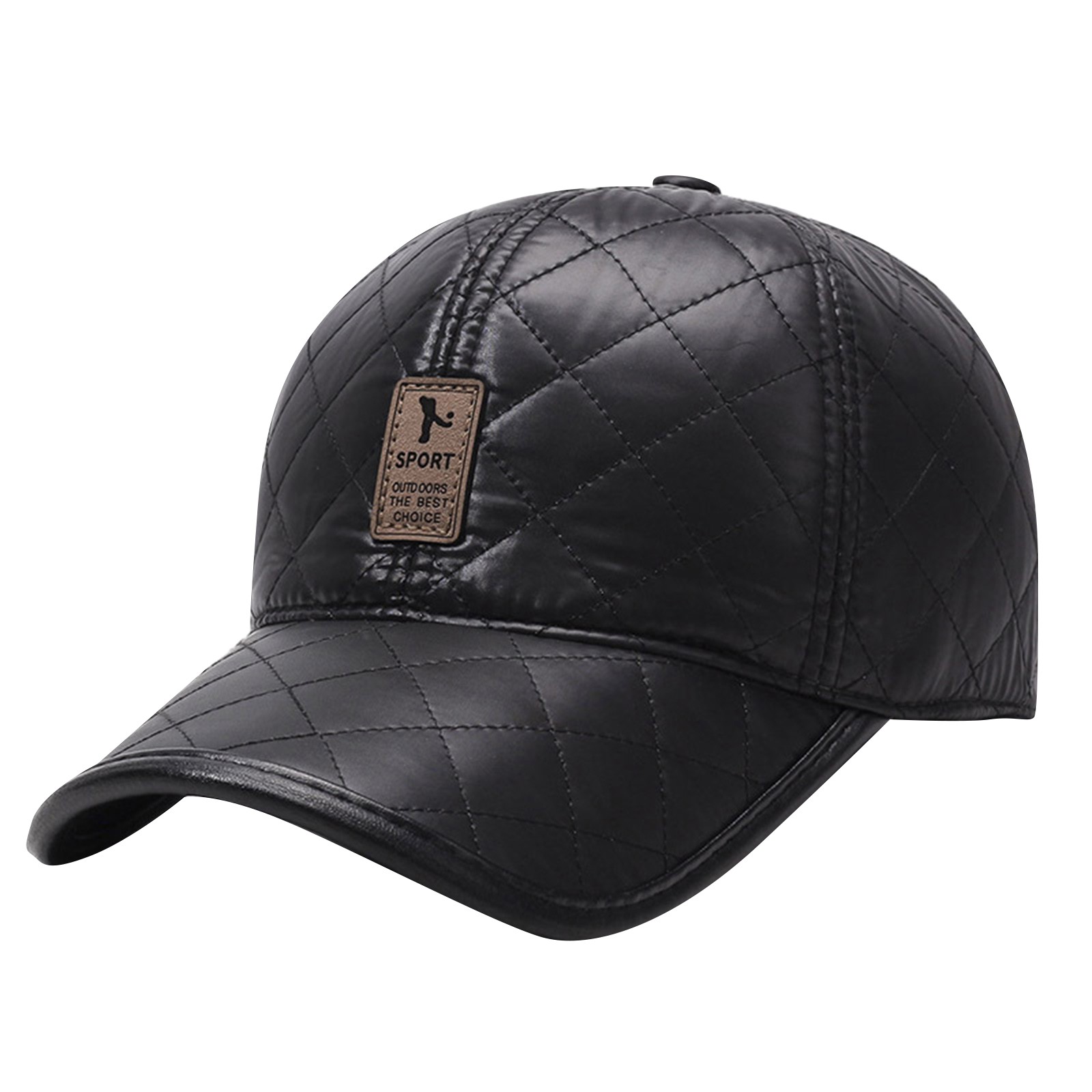 Winter Men PU Baseball Cap War - Winter Trapper Hat recension och pris