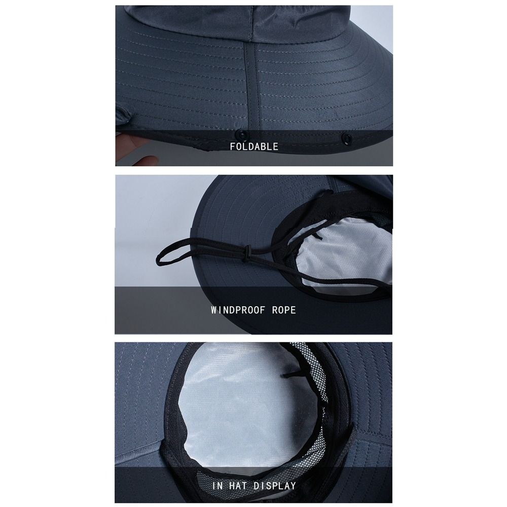 Fashion Cloth Men Sun Hat Big  - Bucket Hat Cotton recension och pris