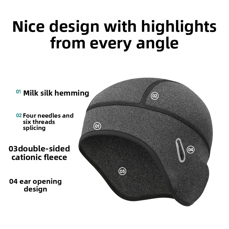 Winter Cycling Warm Cap MTB He - Skull Cap Helmet Liner recension och pris