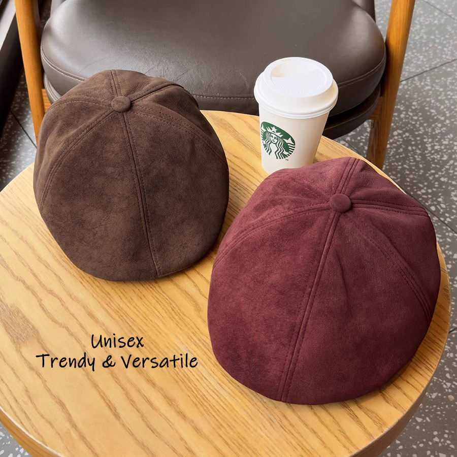 Vintage Suede Newsboy Cap Men  - Newsboy Cap Ivy recension och pris