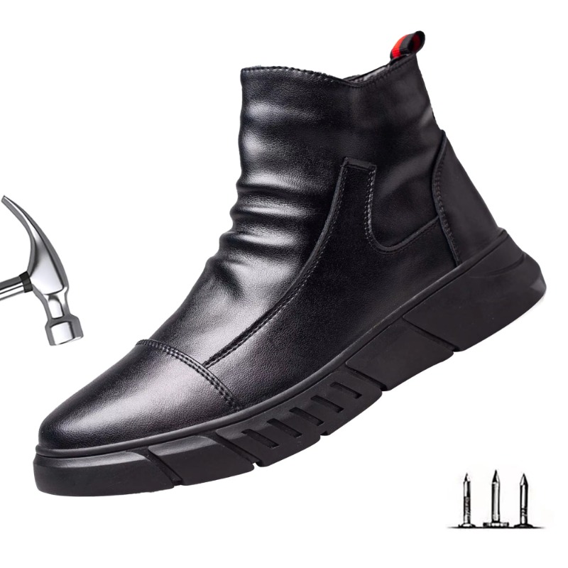 Fashion 2025 Black Leather Saf - Snapback Hat Flat recension och pris