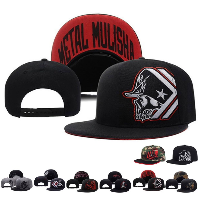 Unisex Skeleton Embroidery Bas - Snapback Hat Flat recension och pris