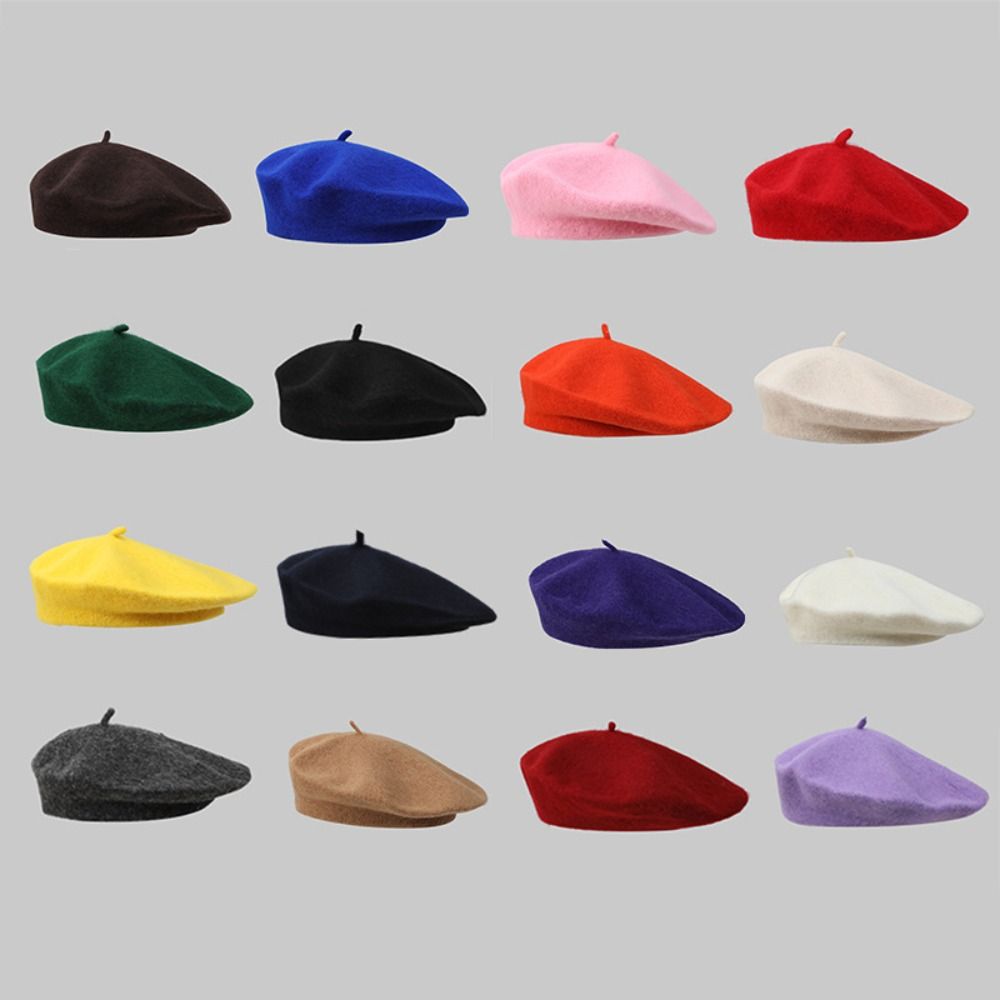 Fashion Warm Winter Wool Beret - Beret French Wool recension och pris