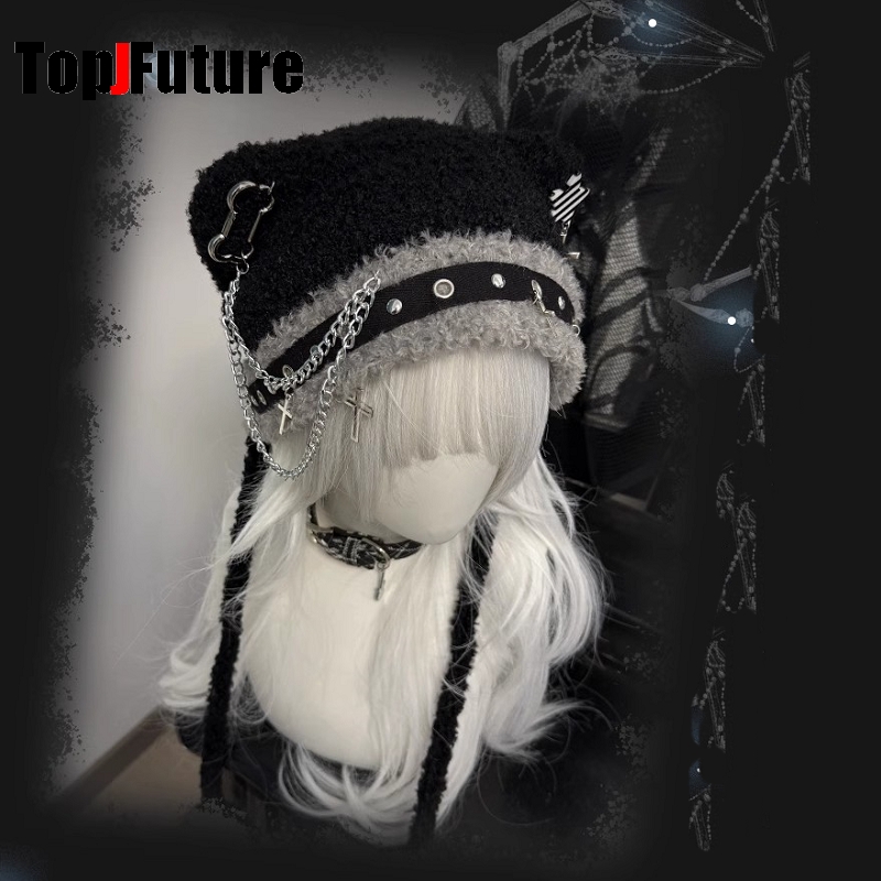 Women Japanese Harajuku Y2K Gi - Winter Trapper Hat recension och pris