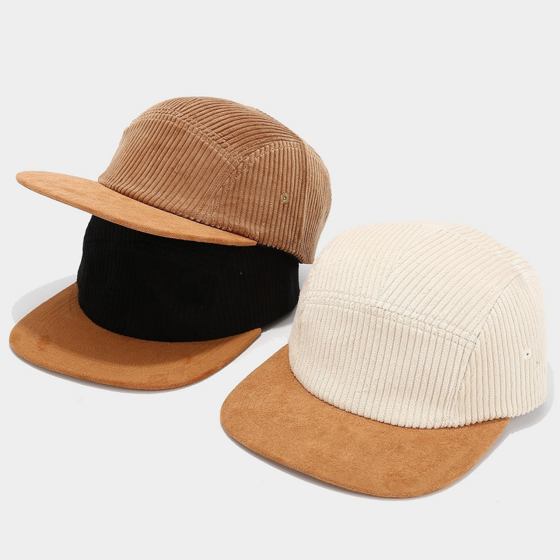 Retro Corduroy 5 Panel Cap wit - Corduroy Cap 5 Panel recension och pris