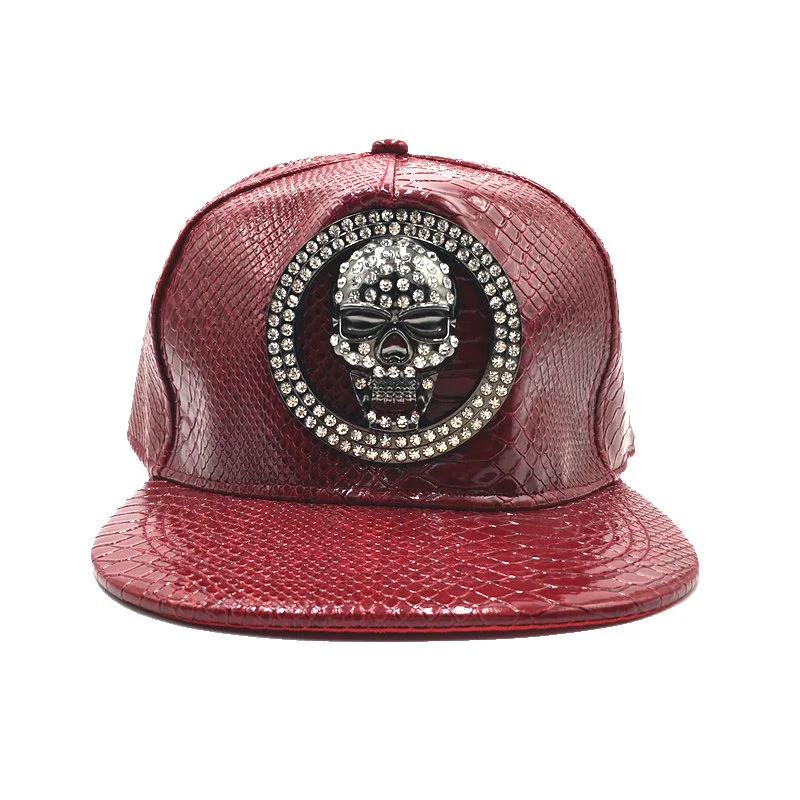 Brand Oohmy Men Women PU Leath - Snapback Hat Flat recension och pris