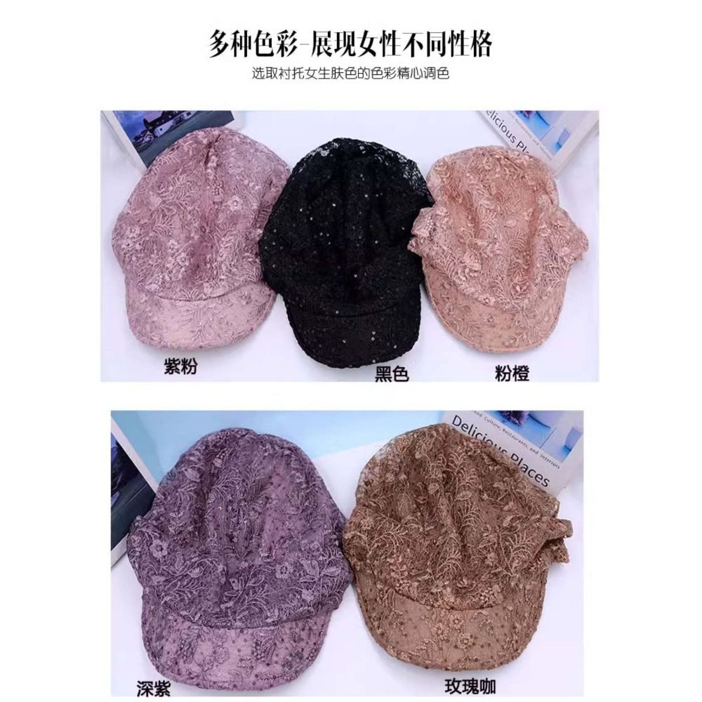 Hollow Out Flower Beanie Cap B - Baseball Cap Structured recension och pris