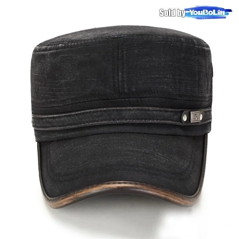 Leather Brim Washed Distressed - Dad Hat Cotton recension och pris